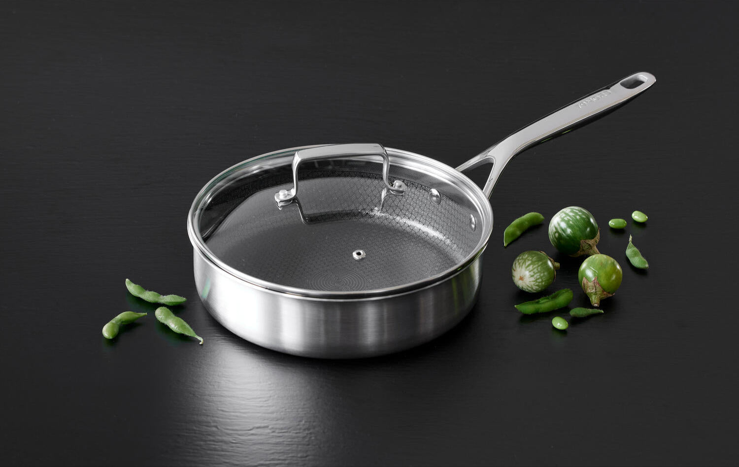 79NORD Hybrid sauterpande med glaslåg - Ø24 cm